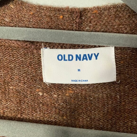 Old Navy brown long sleeve open front stretch cardigan sweater - Medium - Picture 4 of 8